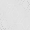 Online Brewster 2834-42340 Adaline Light Grey Geometric Wallpaper