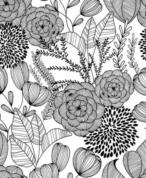 Best Brewster/ASP 2903-25853 Alannah Black Botanical Wallpaper