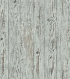 Discount Brewster 4015-427332 Albright Light Blue Weathered Oak Panels Wallpaper