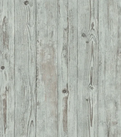 Discount Brewster 4015-427332 Albright Light Blue Weathered Oak Panels Wallpaper