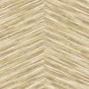 Clearance Brewster 2766-23778 Aldie Khaki Chevron Weave Wallpaper