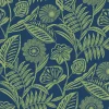 Sale Brewster/ASP 2969-87527 Alma Blue Tropical Floral Wallpaper