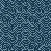 Clearance Brewster/ASP 4081-26305 Alorah Navy Wave Wallpaper