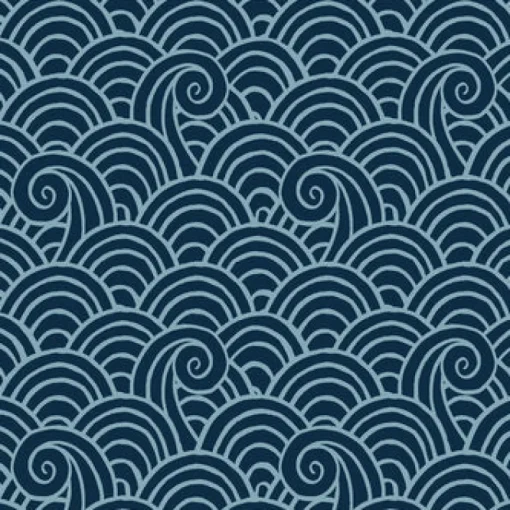 Clearance Brewster/ASP 4081-26305 Alorah Navy Wave Wallpaper