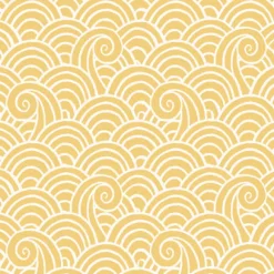 Outlet Brewster/ASP 4081-26307 Alorah Yellow Wave Wallpaper