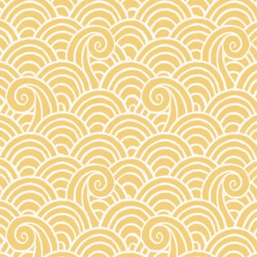 Outlet Brewster/ASP 4081-26307 Alorah Yellow Wave Wallpaper