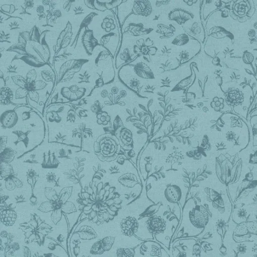 Discount Brewster 375012 Ambroos Blue Woodland Wallpaper