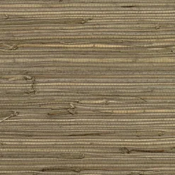 Best Brewster 2732-80084 Anhui Brown Grasscloth Wallpaper