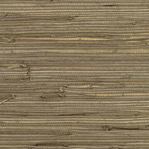 Best Brewster 2732-80084 Anhui Brown Grasscloth Wallpaper