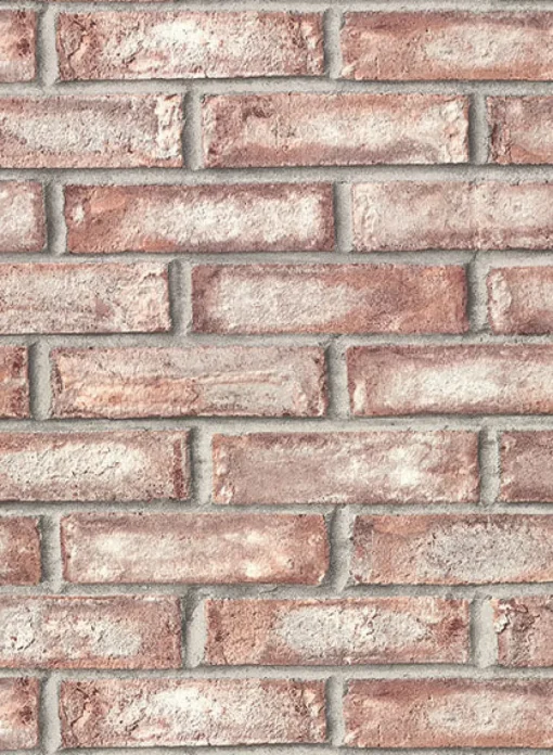 Discount Brewster 2921-50101 Appleton Maroon Faux Weathered Brick Wallpaper