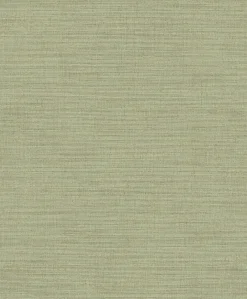 Sale Brewster 2814-AR-40124 Zora Light Green Linen Texture Wallpaper