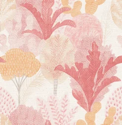 Clearance Brewster/ASP 2969-26046 Ari Pink Desert Oasis Wallpaper