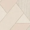 Best Brewster 395831 Art Deco Peach Glam Geometric Wallpaper