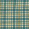 Fashion Laura Kiran Aruba Plaid Turquoise Multi Fabric