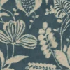 Fashion Brewster 391503 Arvada Indigo Botanical Wallpaper