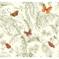 New York Ashford Toiles Papillion Wallpaper (AF2027_B12)