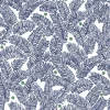 Discount Brewster/ASP 2969-26034 Athina Navy Fern Wallpaper