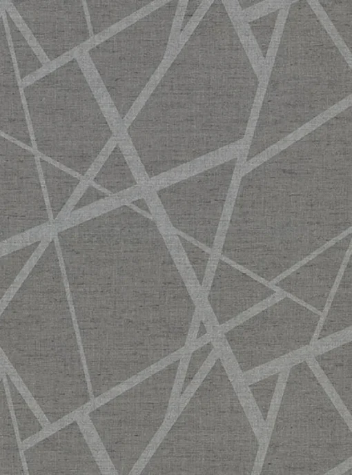 Best Brewster 2945-1101 Avatar Pewter Abstract Geometric Wallpaper