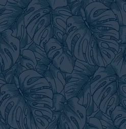 New Brewster/ASP 2964-87342 Balboa Indigo Botanical Wallpaper