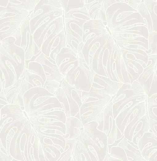 Online Brewster/ASP 2964-87340 Balboa White Botanical Wallpaper
