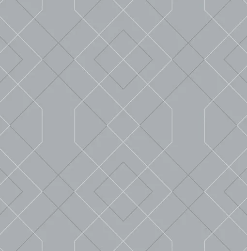 Online Brewster/ASP 2964-25910 Ballard Pewter Geometric Wallpaper