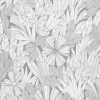 Online Brewster/ASP 4081-26344 Bannon Grey Leaves Wallpaper