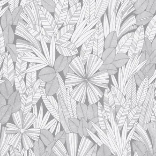 Online Brewster/ASP 4081-26344 Bannon Grey Leaves Wallpaper
