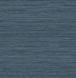 Clearance Brewster/ASP 2964-25959 Barnaby Indigo Faux Grasscloth Wallpaper