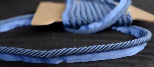 Best Stock/Belagio BC10008/WB 1/4 inch Blue Lip Cord Trim