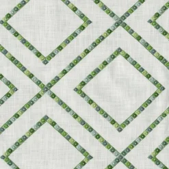 New PKaufmann_inc/PKL Beaded Lattice Emb 410511 Meadow PK Lifestyles Fabric