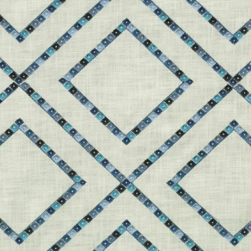 Hot PKaufmann_inc/PKL Beaded Lattice Emb 410512 Porcelain PK Lifestyles Fabric