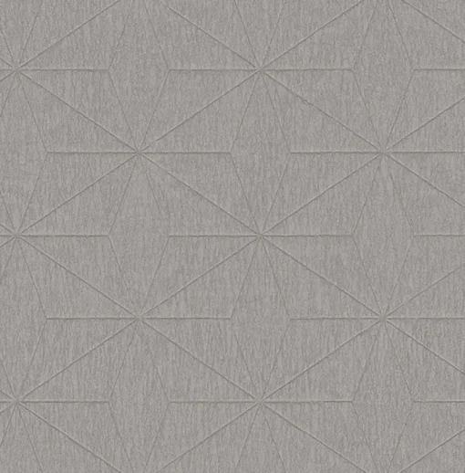Outlet Brewster 2896-25341 Bernice Silver Diamond Geometric Wallpaper