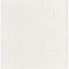 Online Brewster 2904-21399 Bettina White Paintable Subway Tile Wallpaper