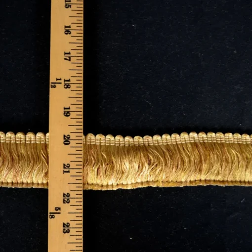 Online Stock/Belagio BF4004 61 Gold 2" Brush Fringe