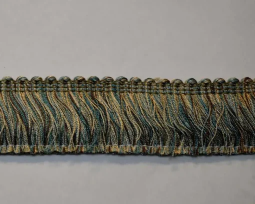 Sale Stock/Belagio BF4004 23/63 Green Brown Tan 2 inch Brush Fringe