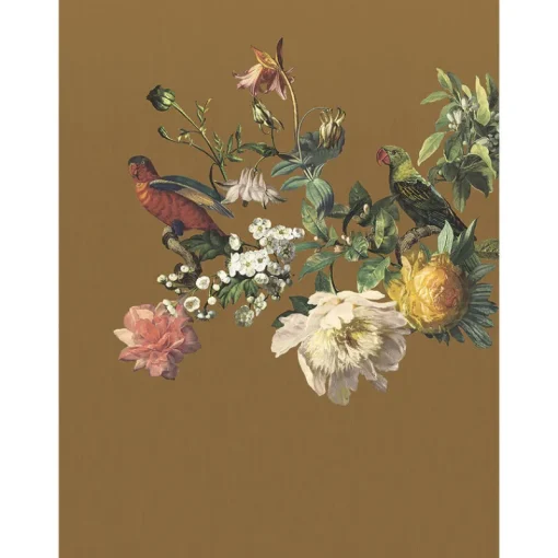 New Brewster 307403 Big Birds Ochre Wall Mural