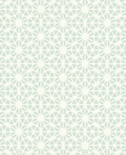 Online Brewster/ASP Billie Light Blue Geometric Wallpaper