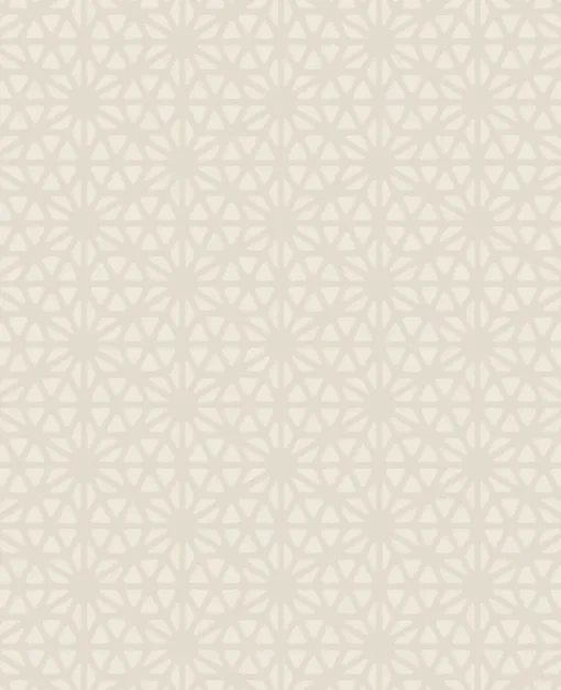 Hot Brewster/ASP Billie Neutral Geometric Wallpaper