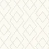 Sale Brewster Blaze White Trellis Wallpaper