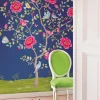 Discount Brewster Blue Morning Glory Wallpaper Mural