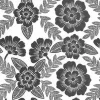 Online Laura Kiran Bohemia Print Black Fabric