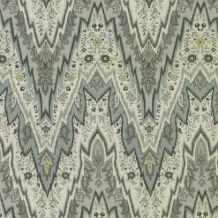 Clearance PKaufmann_inc/PKL Bray Flamestitch 750692 Mineral Williamsburg PK Lifestyles Fabric