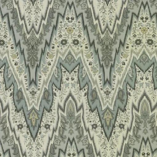 Clearance PKaufmann_inc/PKL Bray Flamestitch 750692 Mineral Williamsburg PK Lifestyles Fabric