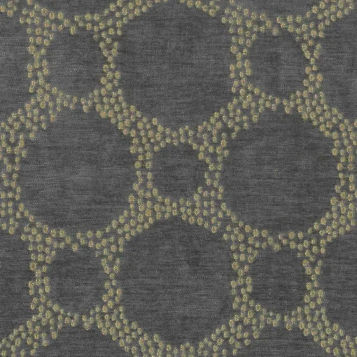 Best Regal Brienne Smoke Brass Fabric