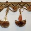 Best Stock/Trimland 1469 9551 Brown Gold Beaded Tassel Trim