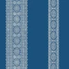 New Brewster/ASP Brynn Indigo Paisley Stripe Wallpaper