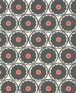 Best Brewster/ASP Buttercup Black Flower Wallpaper