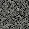 Clearance York BW3951 Black Glint Shell Damask Wallpaper