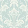 Hot York/AV CA1569 Blues Nouveau Damask Wallpaper