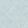 Outlet Brewster/ASP 2975-26210 Cade Teal Geometric Wallpaper